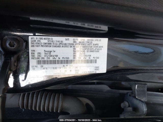 Ford Focus 2015 1FADP3F23FL274023 Image 21