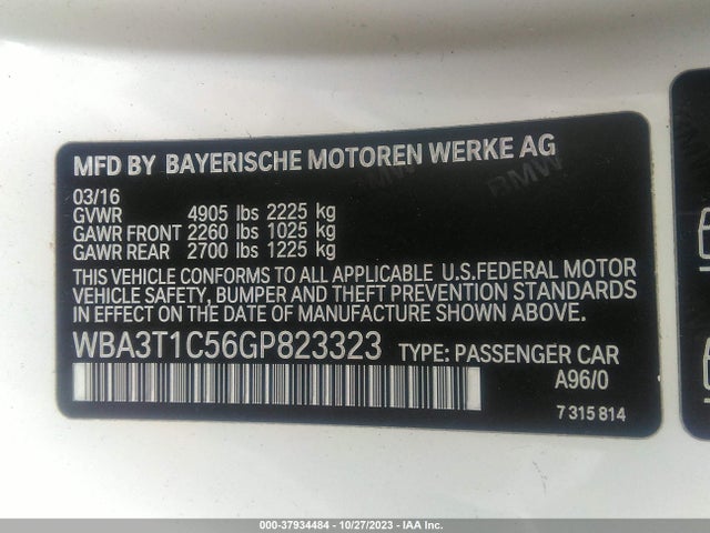 BMW 428i Xdrive 2016 WBA3T1C56GP823323 Image 9