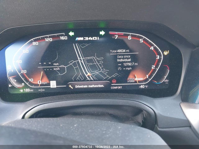 2020 Bmw 3 Series M340i მანქანა იყიდება აუქციონზე, vin: 3MW5U7J0XL8B29050, აუქციონის ნომერი: 37934733