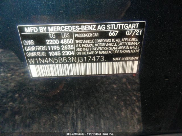 2022 MERCEDES-BENZ GLA W1N4N5BB3NJ317473 Photo 8