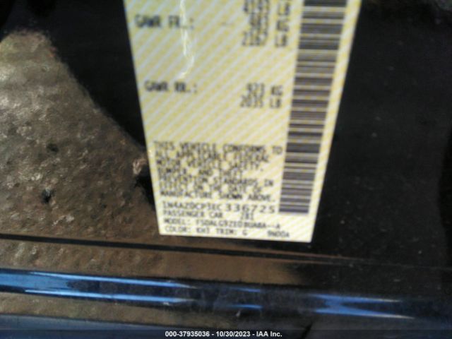 1N4AZ0CP3EC336725 Nissan Leaf Sl