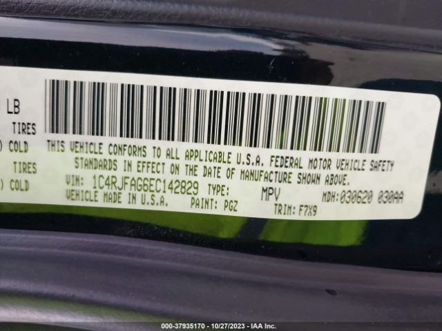 1C4RJFAG6EC142829 Jeep Grand Cherokee Laredo