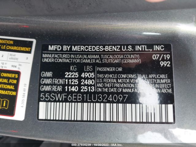 55SWF6EB1LU324097 Mercedes-Benz C-class Amg C 43