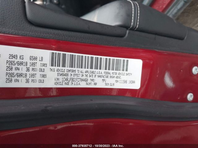 1C4RJFBG1FC704460 Jeep Grand Cherokee Limited