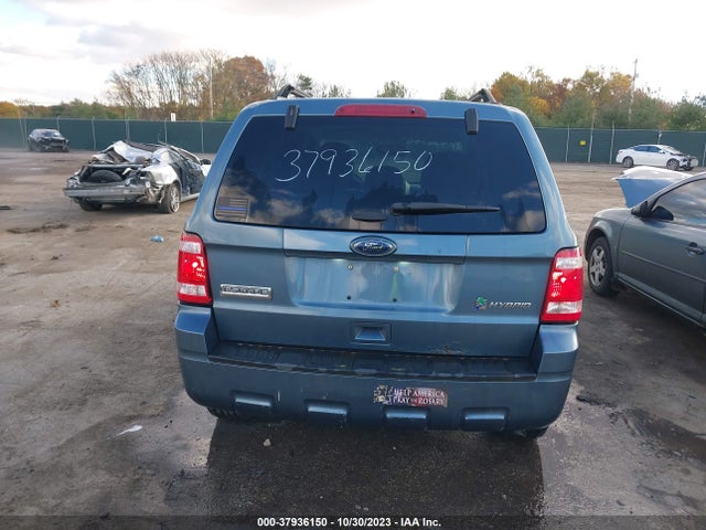 2011 FORD ESCAPE HYBRID VIN: 1FMCU5K34BKB78986