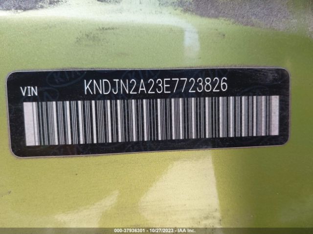 KNDJN2A23E7723826 KIA Soul Base