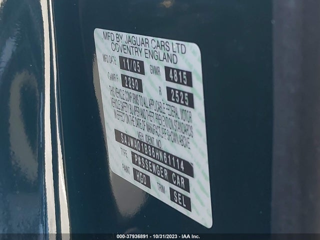 2006 JAGUAR S-TYPE SAJWA01B86HN61114 Photo 8