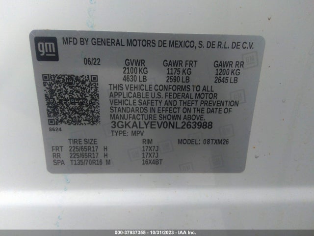 GMC Terrain Awd At4 2022 3GKALYEV0NL263988 Image 9