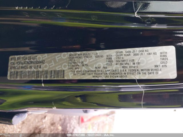 1C4HJXDN0MW630442 Jeep Wrangler Unlimited Sport S
