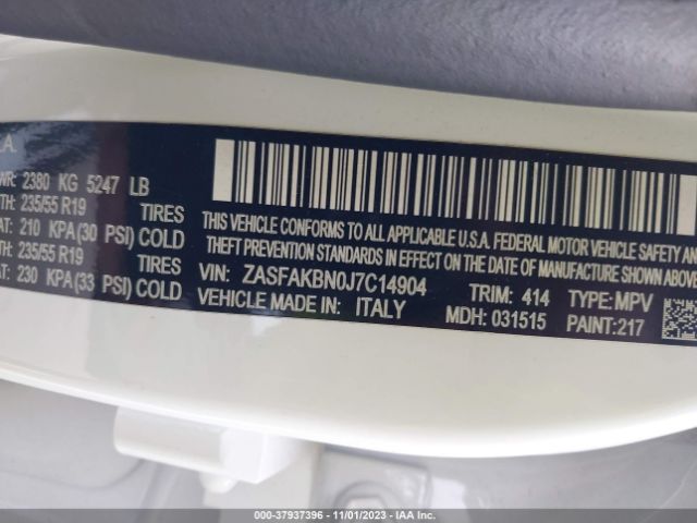 2018 ALFA ROMEO STELVIO ZASFAKBN0J7C14904 Photo 8