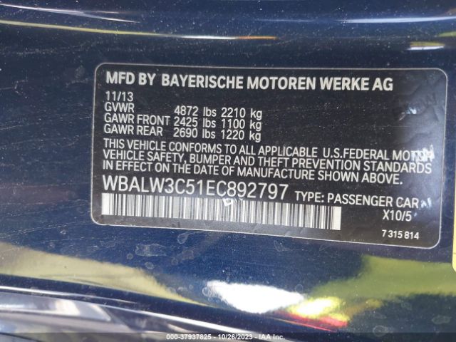 WBALW3C51EC892797 BMW 6 Series 640i