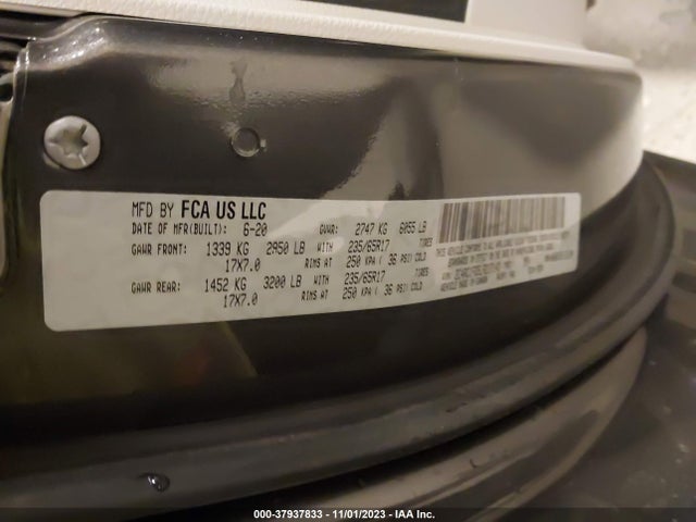 Chrysler Pacifica Touring 2020 2C4RC1FG5LR217143 Image 9
