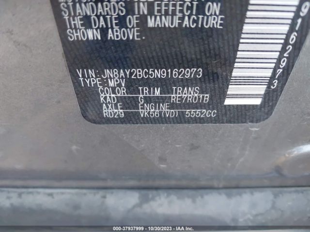 JN8AY2BC5N9162973 Nissan Armada Sl