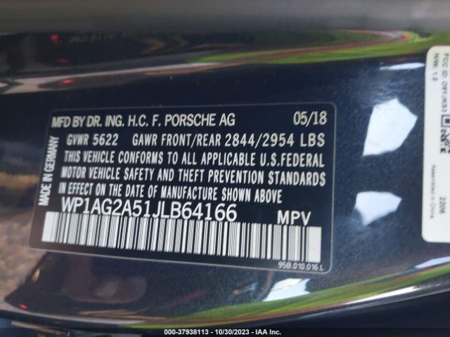 2018 PORSCHE MACAN WP1AG2A51JLB64166 Photo 8