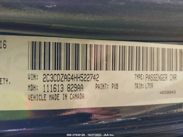 Dodge Challenger Sxt 2017 2C3CDZAG4HH522742 Image 9
