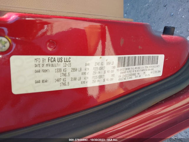 Dodge Grand Caravan Sxt 2016 2C4RDGCG0GR249492 Image 9