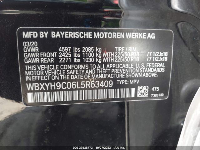 WBXYH9C06L5R63409 BMW X2 Sdrive28i