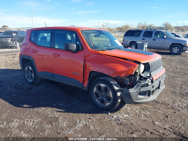 2016 JEEP RENEGADE SPORT VIN: ZACCJBAT6GPC77531