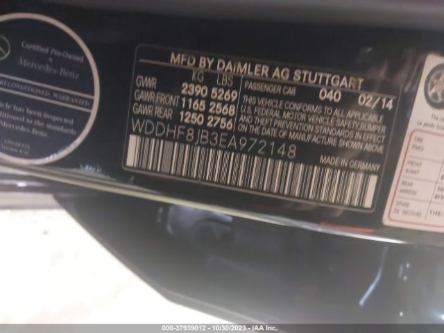 WDDHF8JB3EA972148 Mercedes-Benz E-class E 350