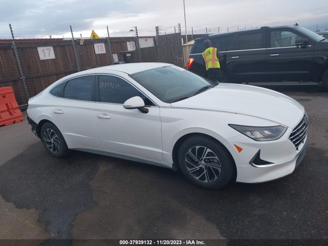 Hyundai Sonata Hybrid Blue 2021 KMHL24JJ1MA027502 Image 1