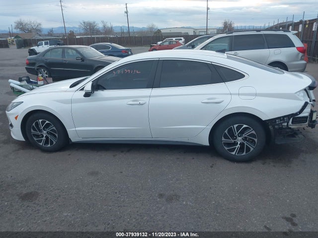 Hyundai Sonata Hybrid Blue 2021 KMHL24JJ1MA027502 Image 14