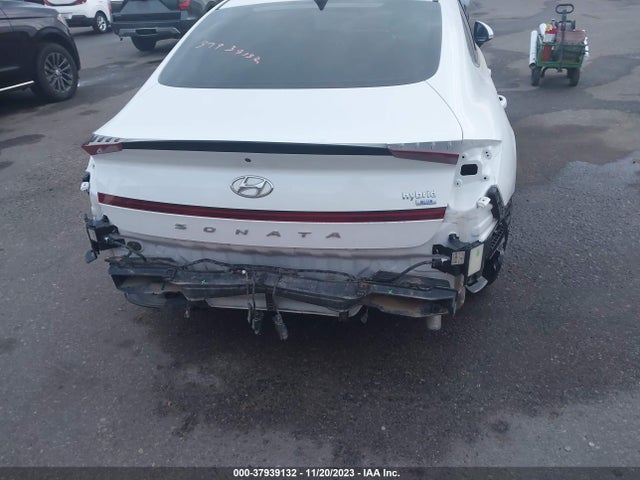 Hyundai Sonata Hybrid Blue 2021 KMHL24JJ1MA027502 Image 6