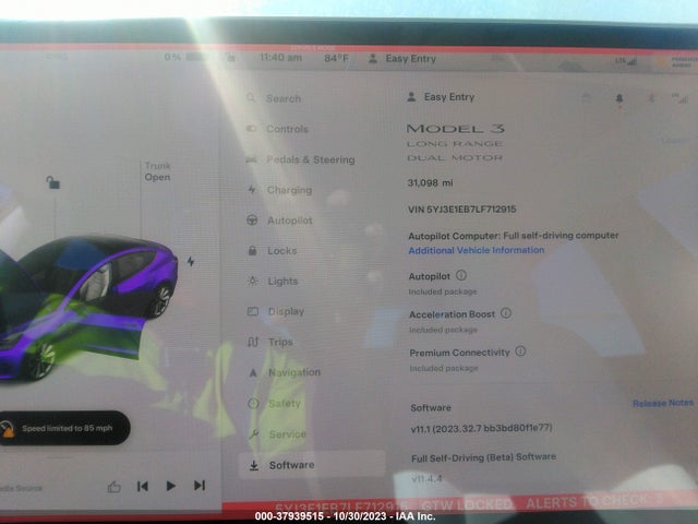 Tesla Model 3 Long Range Dual Motor 2020 5YJ3E1EB7LF712915 Image 18