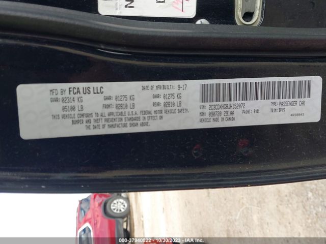 2C3CDXHG8JH152072 Dodge Charger Sxt Plus Rwd