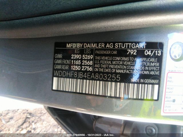 WDDHF8JB4EA803255 Mercedes-Benz E-class E 350