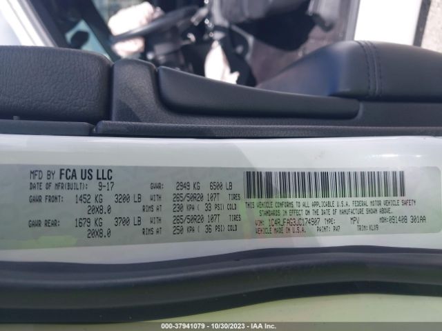 1C4RJFAG3JC174907 Jeep Grand Cherokee Altitude