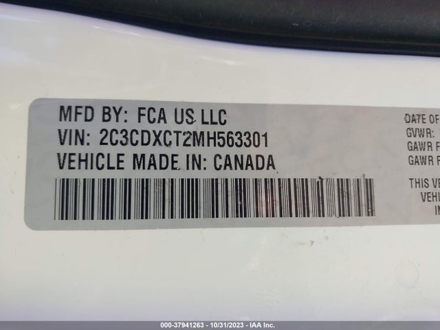 Dodge Charger R/t Rwd 2021 2C3CDXCT2MH563301 Image 9