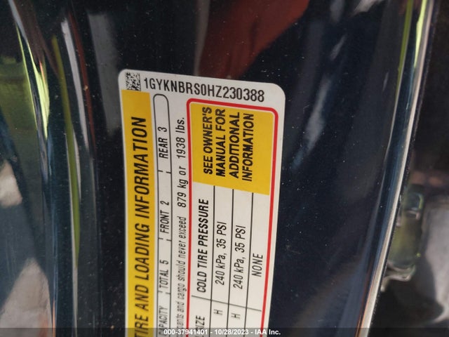 Cadillac XT5 LUXURY 2017 1GYKNBRS0HZ230388 Image 9