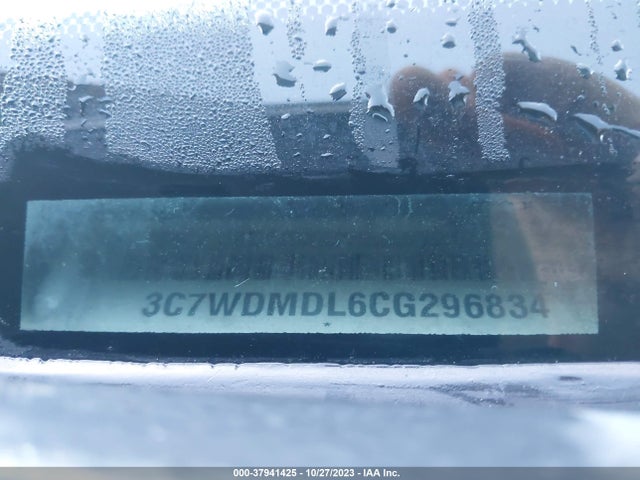 37941425 :رقم المزاد ، 3C7WDMDL6CG296834 vin ، 2012 Ram 5500 Slt مزاد بيع