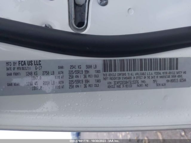 2017 DODGE JOURNEY 3C4PDDEG8HT615376 Photo 8