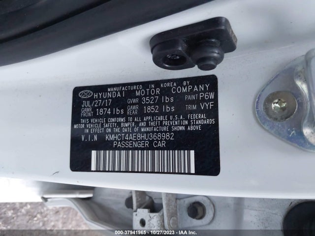 Hyundai ACCENT SE 2017 KMHCT4AE8HU368982 Image 9