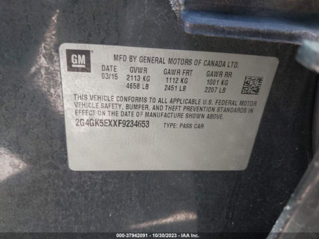 2G4GK5EXXF9234653 Buick Regal Turbo