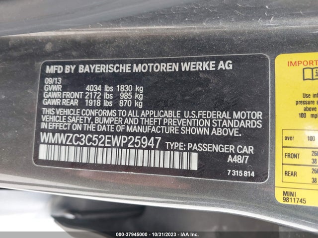 2014 MINI COUNTRYMAN WMWZC3C52EWP25947 Photo 8
