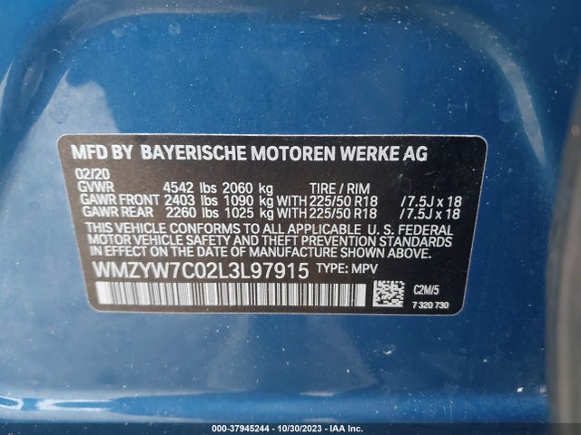 2020 MINI COUNTRYMAN WMZYW7C02L3L97915 Photo 8