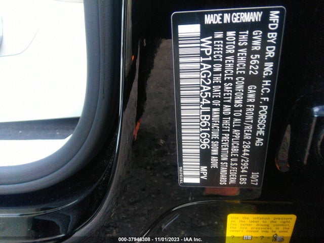 2018 PORSCHE MACAN WP1AG2A54JLB61696 Photo 8