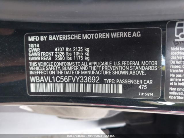 WBAVL1C56FVY33692 BMW X1 Xdrive28i
