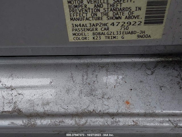 Nissan Altima 2.5 S 2017 1N4AL3AP2HC472922 Image 9