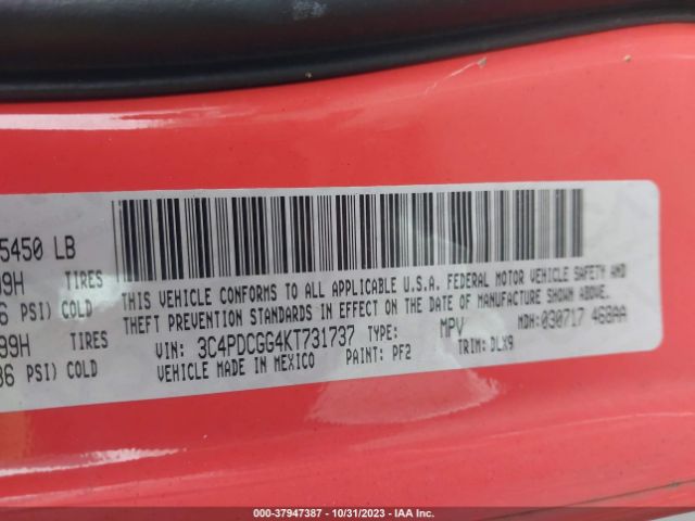 3C4PDCGG4KT731737 Dodge Journey Crossroad