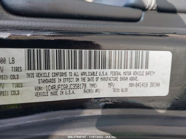 2018 JEEP GRAND CHEROKEE 1C4RJFCG0JC358179 Photo 8