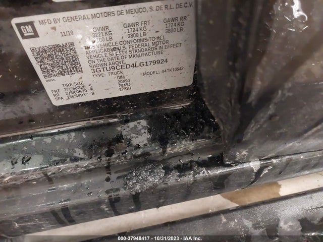 GMC Sierra 1500 4wd  Short Box Elevation 2020 3GTU9CED4LG179924 Image 9