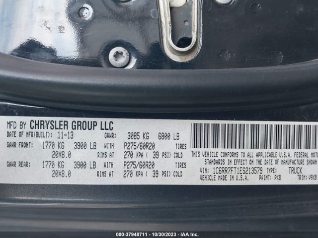 RAM 1500 Express 2014 1C6RR7FT1ES213579 Image 9