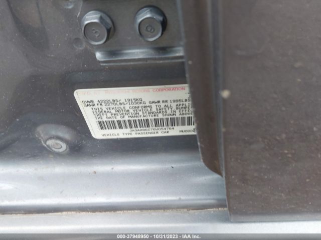 2006 MITSUBISHI LANCER EVOLUTION JA3AH86C76U054764 Photo 8