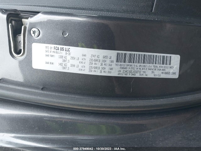 Chrysler Pacifica Touring L 2018 2C4RC1BG5JR332733 Image 9