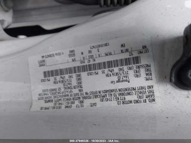 Ford FOCUS SE 2014 1FADP3K25EL194128 Image 9