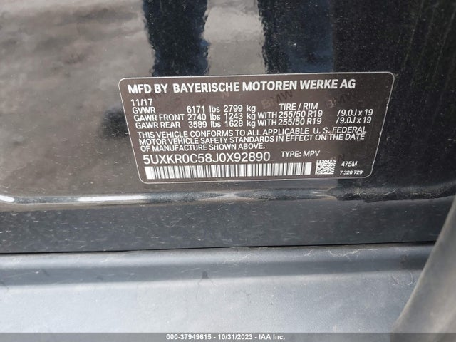 5UXKR0C58J0X92890 BMW X5 Xdrive35i