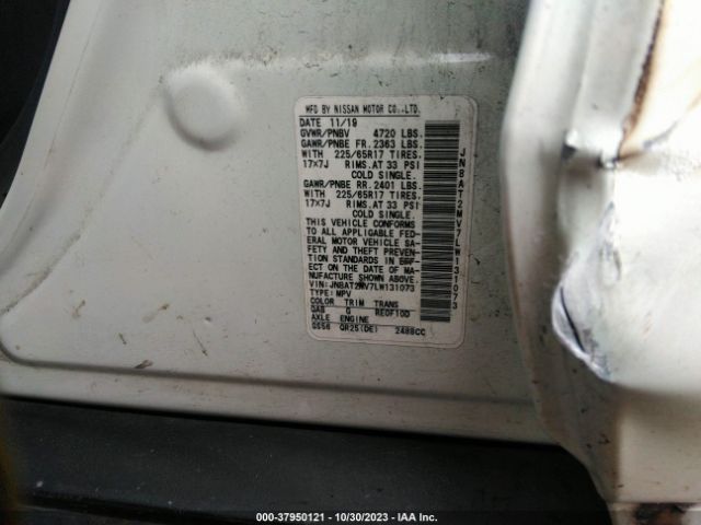 JN8AT2MV7LW131073 Nissan Rogue Sv Intelligent Awd